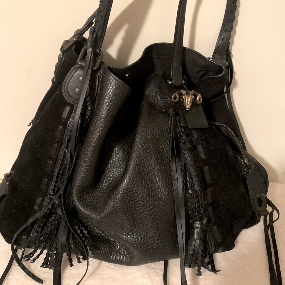 RARE Coach Edie 42 Black
